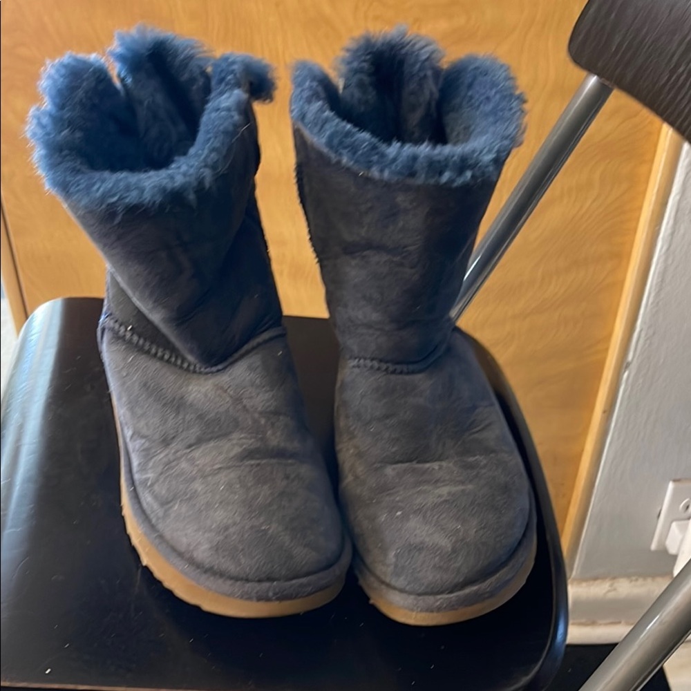 UGG Blue Shearling Boots
